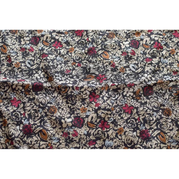 Lauren Ralph Lauren Floral 100% Silk Square Scarf Foulard