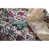 Lauren Ralph Lauren Floral 100% Silk Square Scarf Foulard