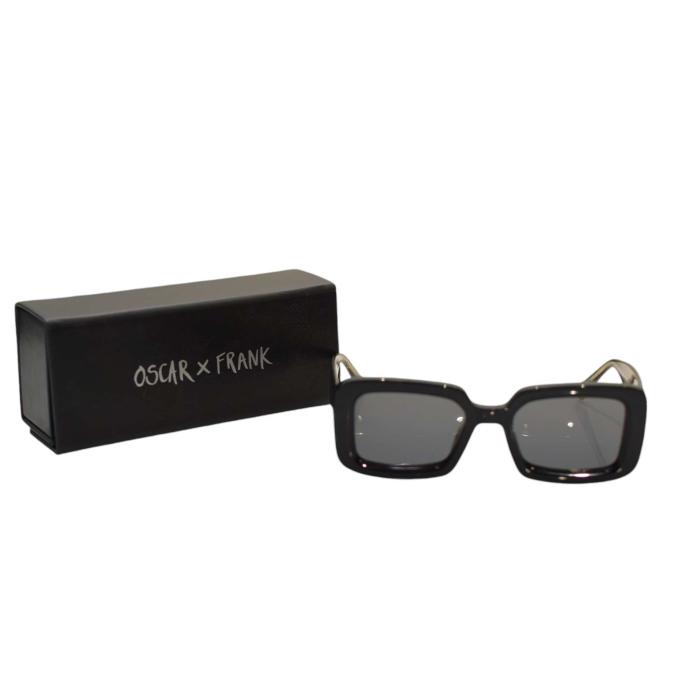 Oscar & Frank Las Palmas Black Square Handmade Designer Sunglasses