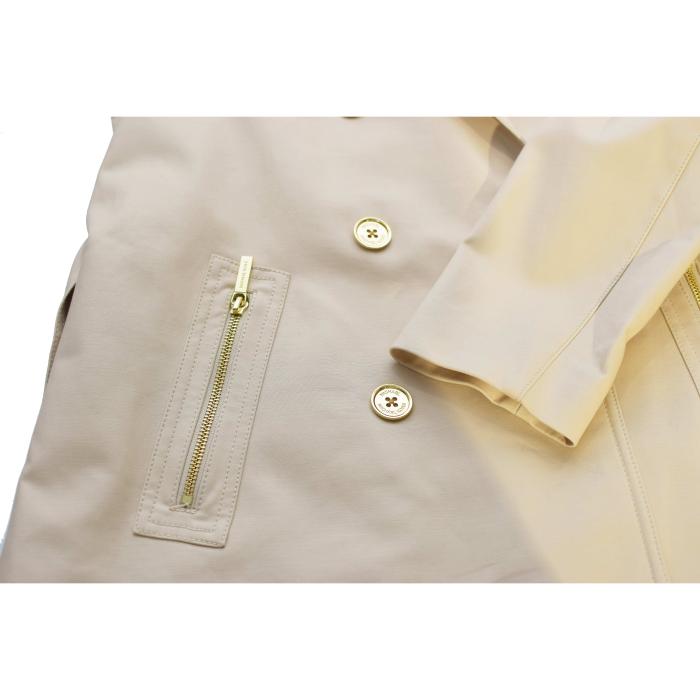 Michael Michael Kors Beige Double Breasted Belted Trench Jacket Coat Size M