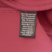 Victoria Sport Fuchsia Zipper Front Hooded Cardigan Cardi Jacket size L