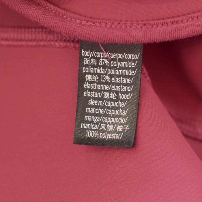 Victoria Sport Fuchsia Zipper Front Hooded Cardigan Cardi Jacket size L