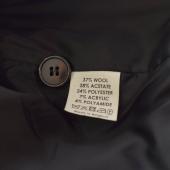 Dries Van Noten Black Tweed Woolen Button Closure Fitted Blazer Jacket size 40