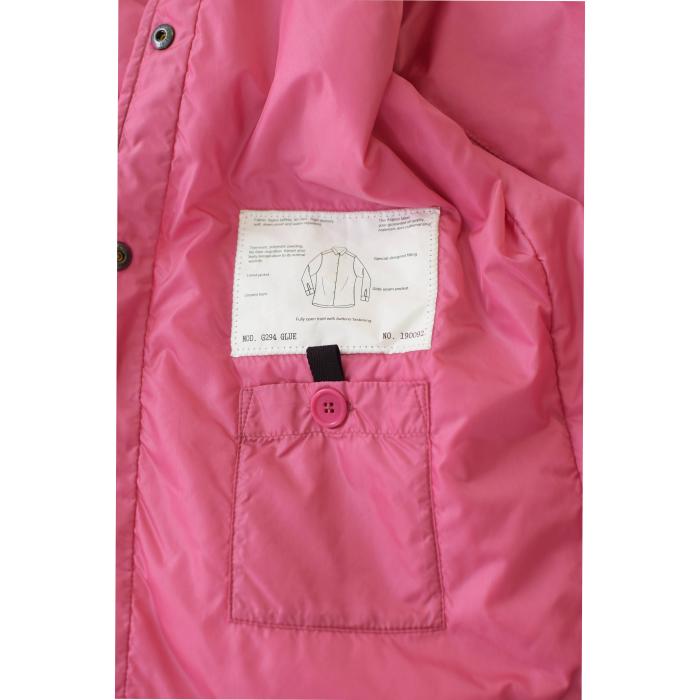 Aspesi Glue Pink Nylon Lightweight Thermore Lined Trench Raincoat Jacket size XS