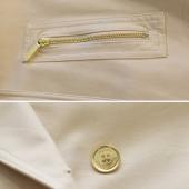 Michael Michael Kors Beige Double Breasted Belted Trench Jacket Coat Size M