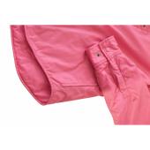 Aspesi Glue Pink Nylon Lightweight Thermore Lined Trench Raincoat Jacket size XS