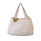 Michael by Michael Kors Off White Leather Satchel Handbag Shoulder bag