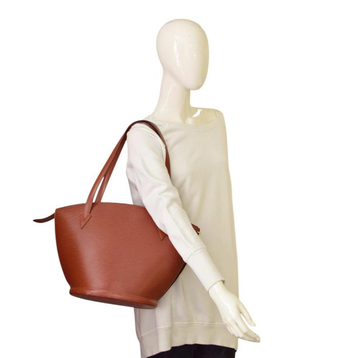 LOUIS VUITTON Saint Jacques GM Brown Epi Leather Bag Shoulder handbag