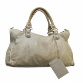 Balenciaga classic gray Giant Brogues Motorcycle City bag leather large handbag 