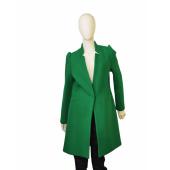 Milly Green Woolen Single Button Retro Style Classy Coat size 8