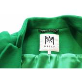 Milly Green Woolen Single Button Retro Style Classy Coat size 8