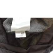 MONCLER Gray Virgin Wool Knit Long Sleeve Hooded top size S