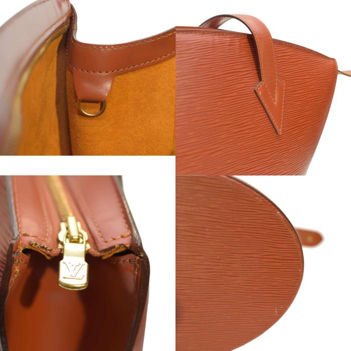 LOUIS VUITTON Saint Jacques GM Brown Epi Leather Bag Shoulder handbag