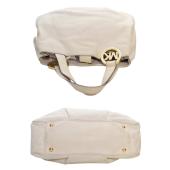 Michael by Michael Kors Off White Leather Satchel Handbag Shoulder bag