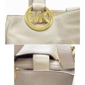 Michael by Michael Kors Off White Leather Satchel Handbag Shoulder bag