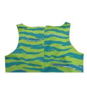 Versus Gianni Versace Blue Green Zebra Print Sequins Sleeveless Mini Dress 42