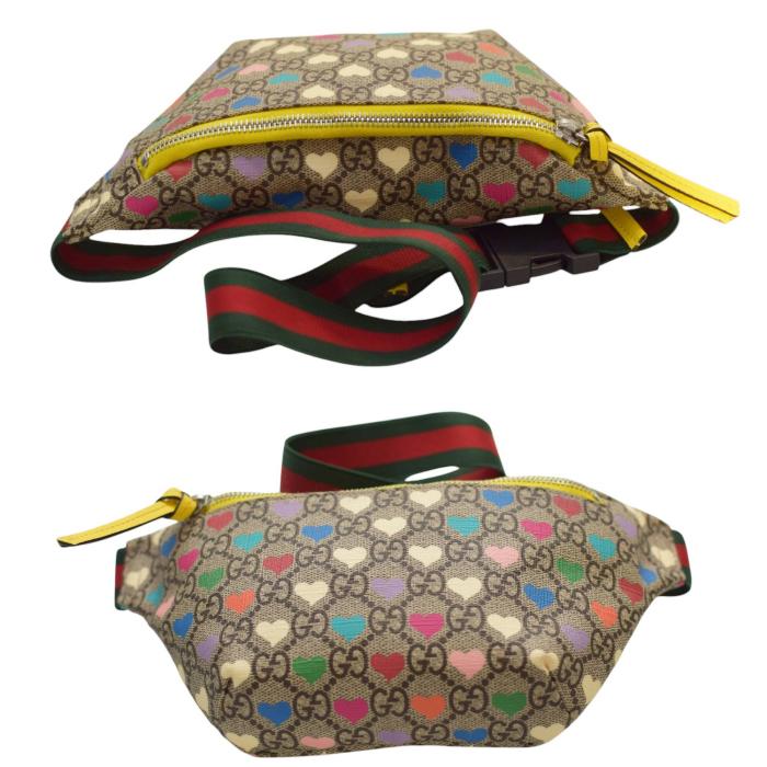 Gucci Supreme Monogram Hearts Children’s Belt Bag or for S & XS women