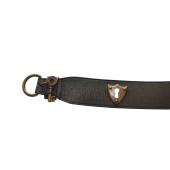 Blumarine Black Leather Key and Keyholes Women's Waist BELT size 46