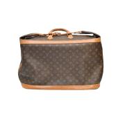 Louis Vuitton Vintage Brown Monogram Sac Voyage Weekend Travel Bag Luggage 