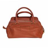 Tod's Kate Easy Media Ecaille Red Leather Padlock Satchel Shoulder bag Handbag