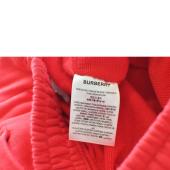 Burberry Red Cotton Signature Sweatpants Sport Lounge Trousers Pants size S / P