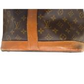 Louis Vuitton Vintage Brown Monogram Sac Voyage Weekend Travel Bag Luggage 