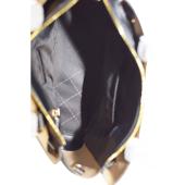 Michael Kors Reed Black Leather Top Handles Handbag Shoulder bag