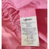 Burberry Pink Dartmouth Horseferry Print Rain Jacket Shape-memory Taffeta Parka US 6