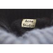 Acne Studios Dark Blue Knit Turtleneck Oversize Warm Winter Top size XS