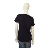 Karl Lagerfeld Black Cotton Short Sleeve Round Neckline T-shirt Blouse Top M