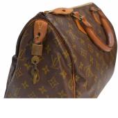 LOUIS VUITTON Mon Monogram Speedy 30 Satchel Bag Vintage Handbag