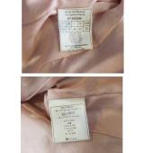 Christian Dior Vintage Grey and Pink Wool and Silk Suit Jacket FR 44 USA 12