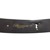 Blumarine Black Leather Key and Keyholes Women's Waist BELT size 46