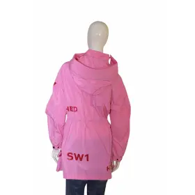 ジャケット・アウター Burberry London Pink Nylon Parka MadeUSA Burberry Pink Dartmouth Horseferry Print Rain Jacket Shape-memory