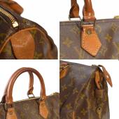 LOUIS VUITTON Mon Monogram Speedy 30 Satchel Bag Vintage Handbag