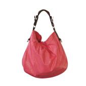 Mulberry Mitzy Pink Crackled Patent Leather Hobo studded Shoulder Bag Handbag