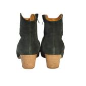 Isabel Marant Etoile Blue Suede Ankle Boot Booties Shoes size 38