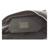 Gianni Versace Black Satin w. Crystals Chain Shoulder Bag Clutch Handbag Purse