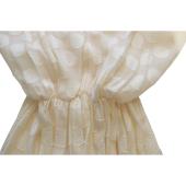 Derek Lam Ivory Silk Embroidered Sleeveless Ruffled Tiered Mini Dress size 40