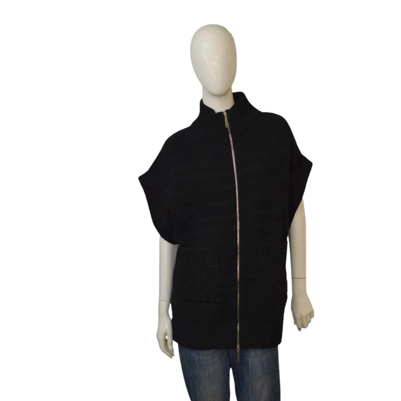 Black Viscose Elisabetta Franchi Jacket