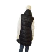 Ermanno Scervino Black Sleeveless Vest Quilted Puffer Jacket size 42