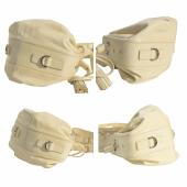 Givenchy Cream Leather Drawstring Small Pouch Bag Shoulder Handbag