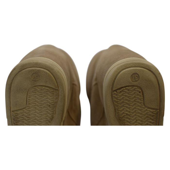 Marc Jacobs Beige Suede High-Top Sneakers Wedge Trainers Shoes size 37