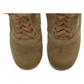 Marc Jacobs Beige Suede High-Top Sneakers Wedge Trainers Shoes size 37