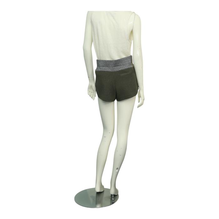 Zadig & Voltaire Smile Lurex Green Silver Gold Shiny Shorts Pants size S