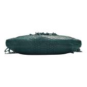 Wings Green Snakeskin Leather Fringes Chain Strap Shoulder Bag Handbag