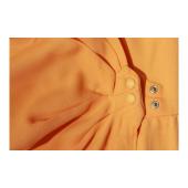Thierry Mugler Orange Viscose Knee length Belted Wrap Dress size 42