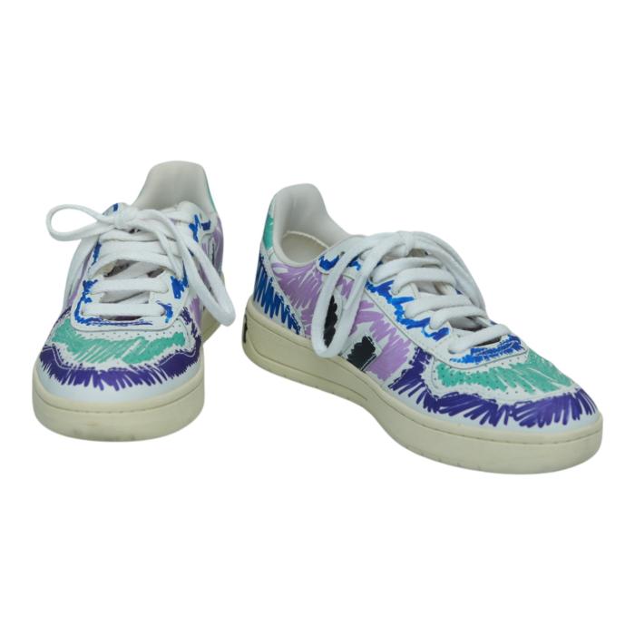 V-10 LEATHER VEJA X MARNI ORCHID BLACK BLUE WHITE Sneakers Trainers Shoes 37
