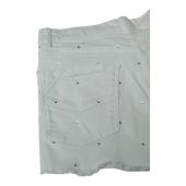 Zadig & Voltaire White Storm Denim Strass Summer Shorts Pants size 36