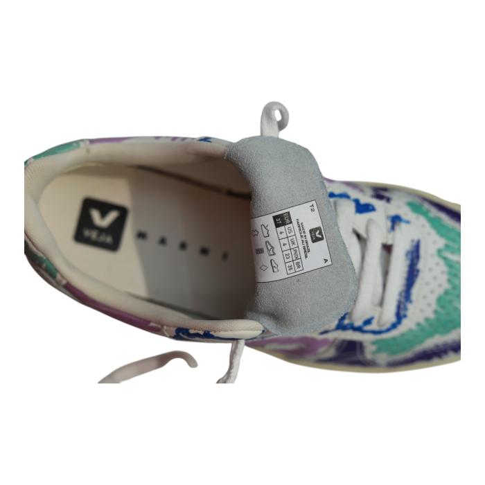 V-10 LEATHER VEJA X MARNI ORCHID BLACK BLUE WHITE Sneakers Trainers Shoes 37